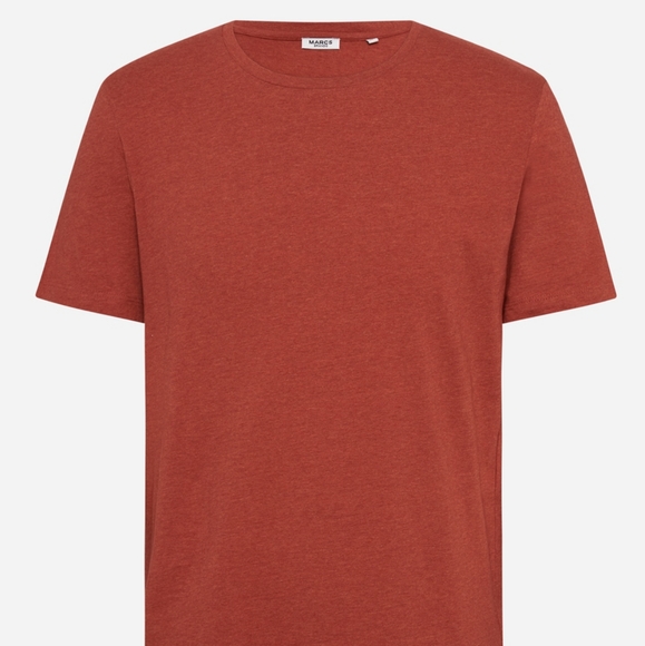 MARCS Rust Orange Cotton Short Sleeve Tee T Shirt - Picture 2 of 7